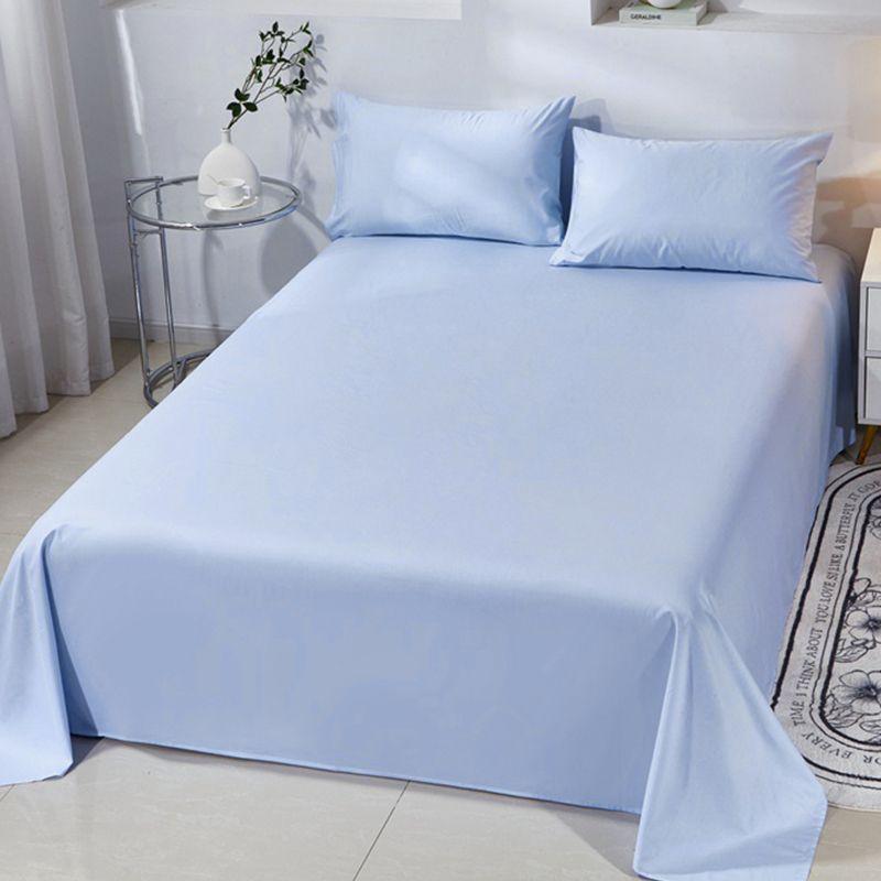 New Ins Style Plaid Thick Skin-friendly Bed Sheet, Simple Bedding for Student Dorm Single & Double Bed