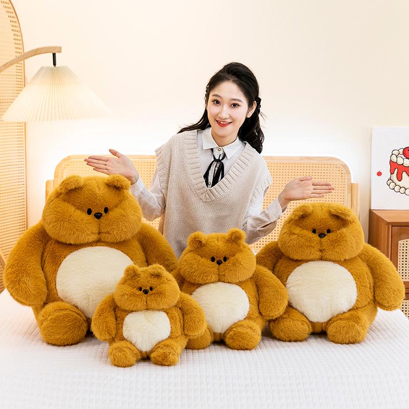 Dun Dun Bear To Rabbit: Cute Cartoon Plush Toy Doll for Kids' Birthdays