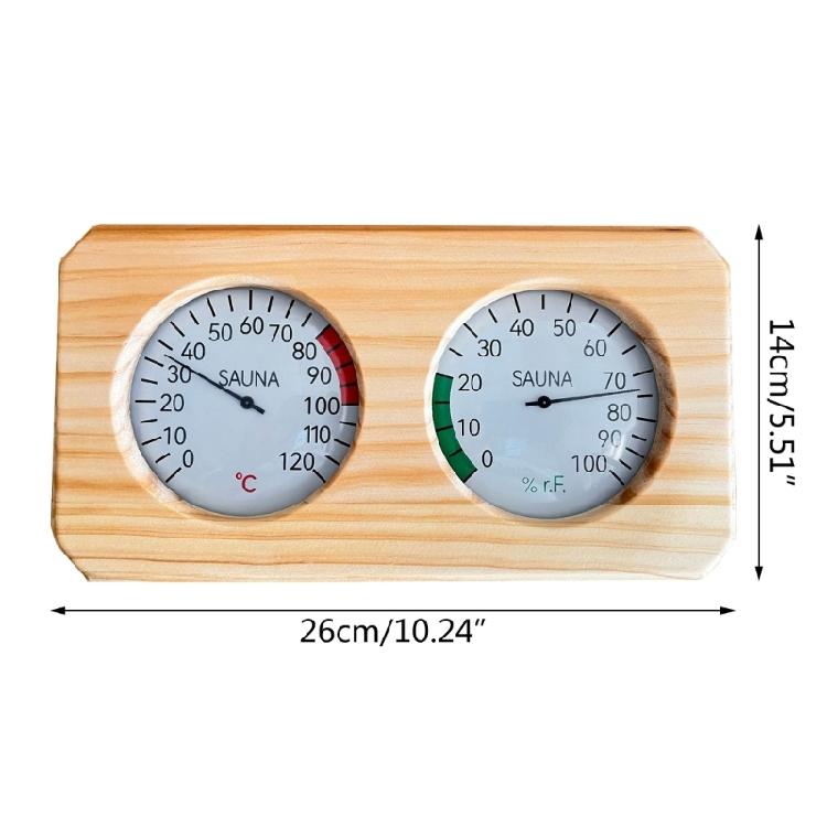 Precise Temperature & Humidity Monitoring Instrument Thermometer for Saunas
