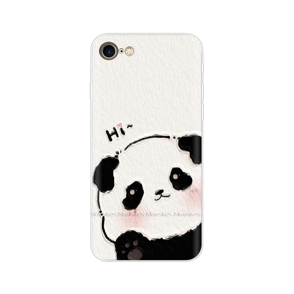 For iPhone SE 2020 Case Fashion Cartoon Soft TPU Back Cover For iPhone SE Clear Silicone Casing Protective Cases For iPhoneSE