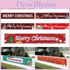 Christmas Banner Party Decorations For Indoor And Outdoor Use 300x50cm Polyester Fabric