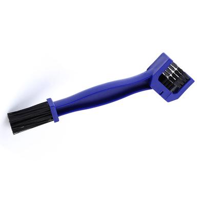 Motorcycle Bike Chain Cleaner Cleaning Brush Cycle Brake Dirt Remover Tool Blue
