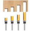 4Pcs 1/4'' Shank Top Bearing Flush Trim Carbide Router Bit Set Milling Cutter