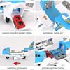Aeroplane Toy Plane Transporter Toy Playset Gift for Boys Girls