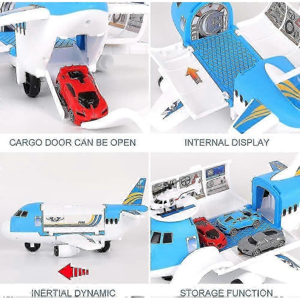 Aeroplane Toy Plane Transporter Toy Playset Gift for Boys Girls