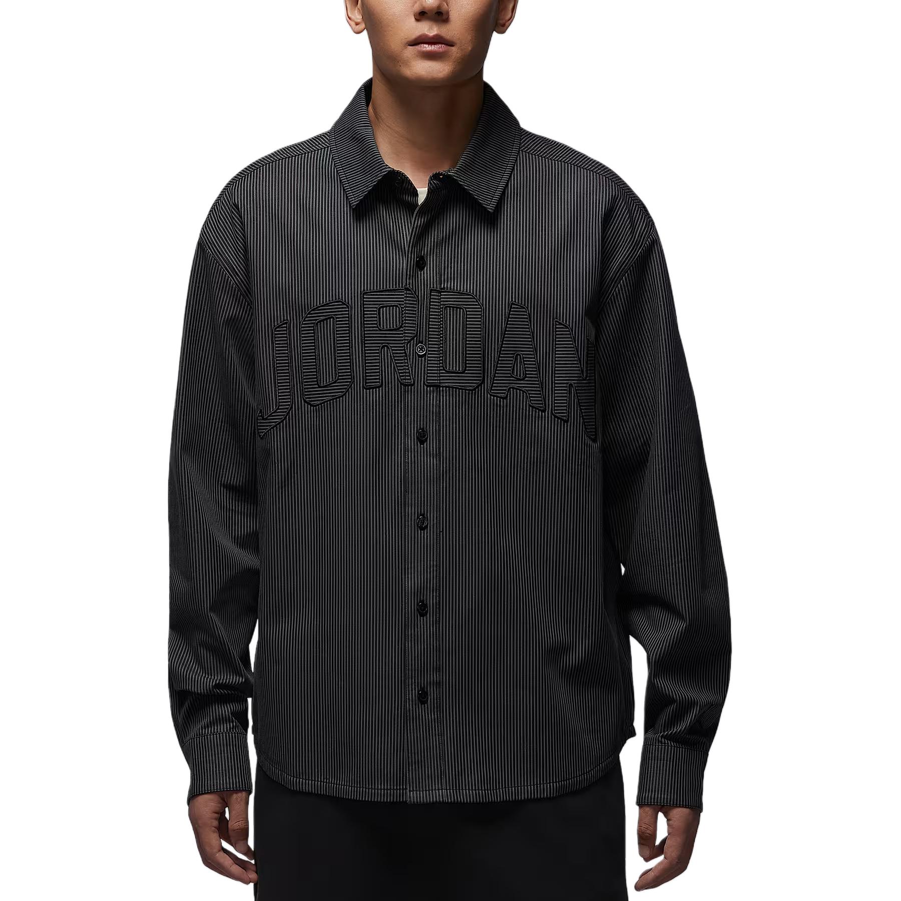 

Jordan Рубашка мужская оксфорд с длинным рукавом, однотонная, свободного кроя, на пуговицах IB0318-011 S