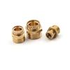 One Piece Air Compressor Male Threaded Water Drain Valve Brass Tone PT 1/2 Inch 3/8 Inch 1/4 Inch