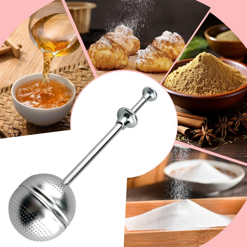 Tea Strainers For Loose Tea Mesh Tea Infuser 2 Pieces Stainless Steel Teapot Strainer Food Grade Fine Tea Strainer Sugar Sifter