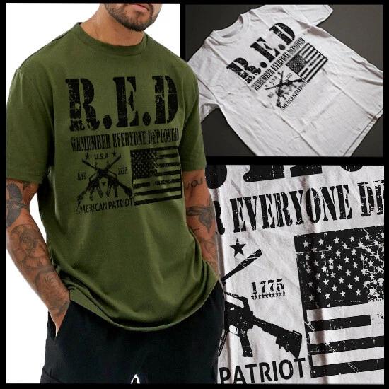 Military Deployment T-Shirt Army Navy Ranger Special Forces New cotton tee S