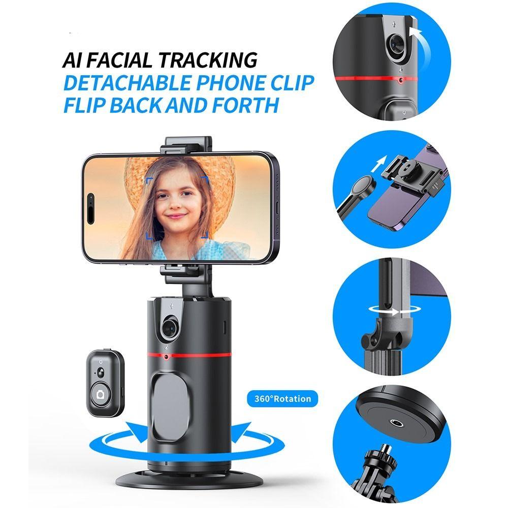 

Последующая съемка с отслеживанием на 360°, палка для селфи, карданный стабилизатор, держатель для телефона в реальном времени