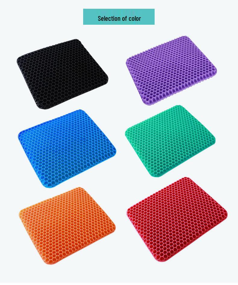 Summer Gel Seat Cushion: Honeycomb Cooling Pad for Office, Car, and Long Sitting Comfort