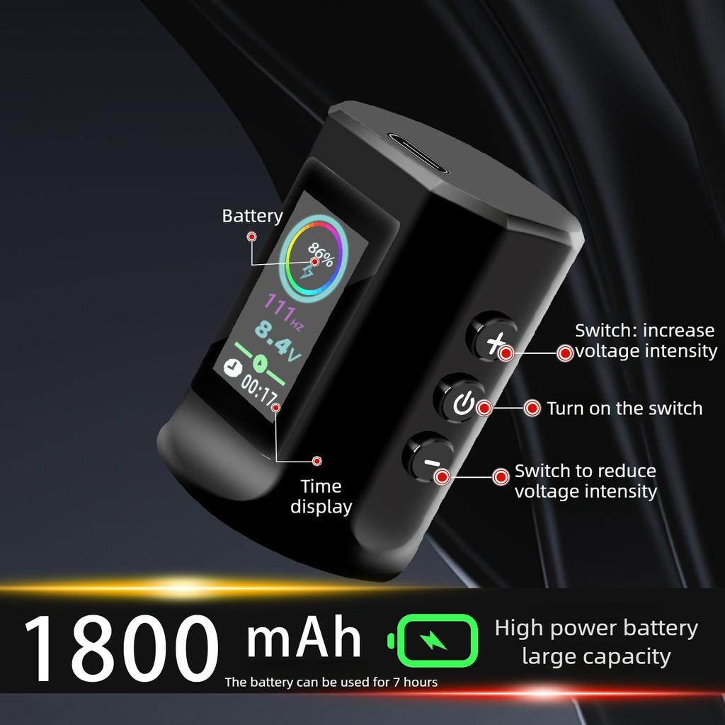 Handheld Tattoo Pen Set Adjustable Stroke Tattoo Pen Integrated Tattoo Pen Accessories Complete Tool Set