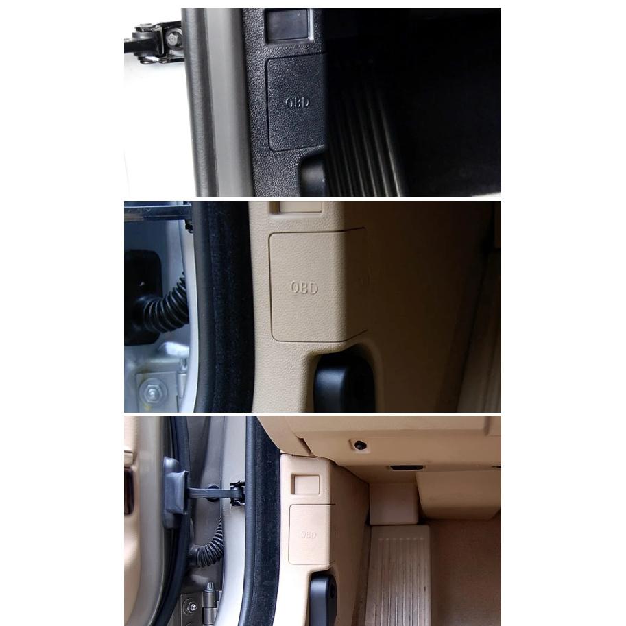 51437147538 Car Interior OBD Diagnostic Plug Cover for BMW 3 Series E90 E91 E92 E93 LHD Black Beige Panel Trim