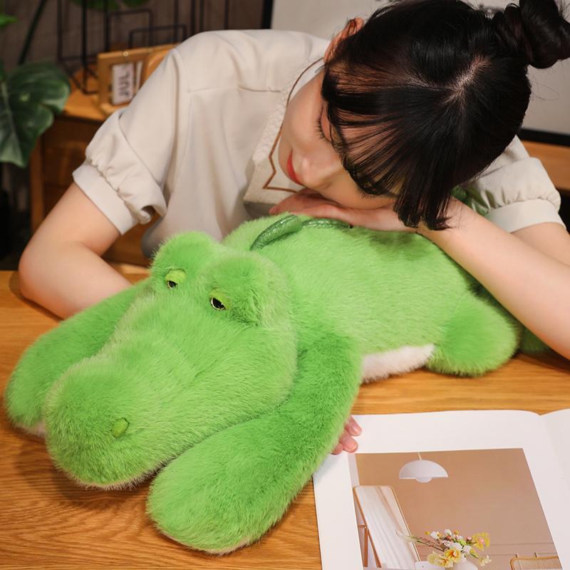 Comfortable Crocodile Plush Pillow Crocodile Plush Toy Girlfriend Gift Sofa Pillow Toy Crocodile Home Decoration