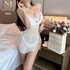 Yuqing Women's Sexy Lace Nightdress - Sheer Enchanting Lingerie Set