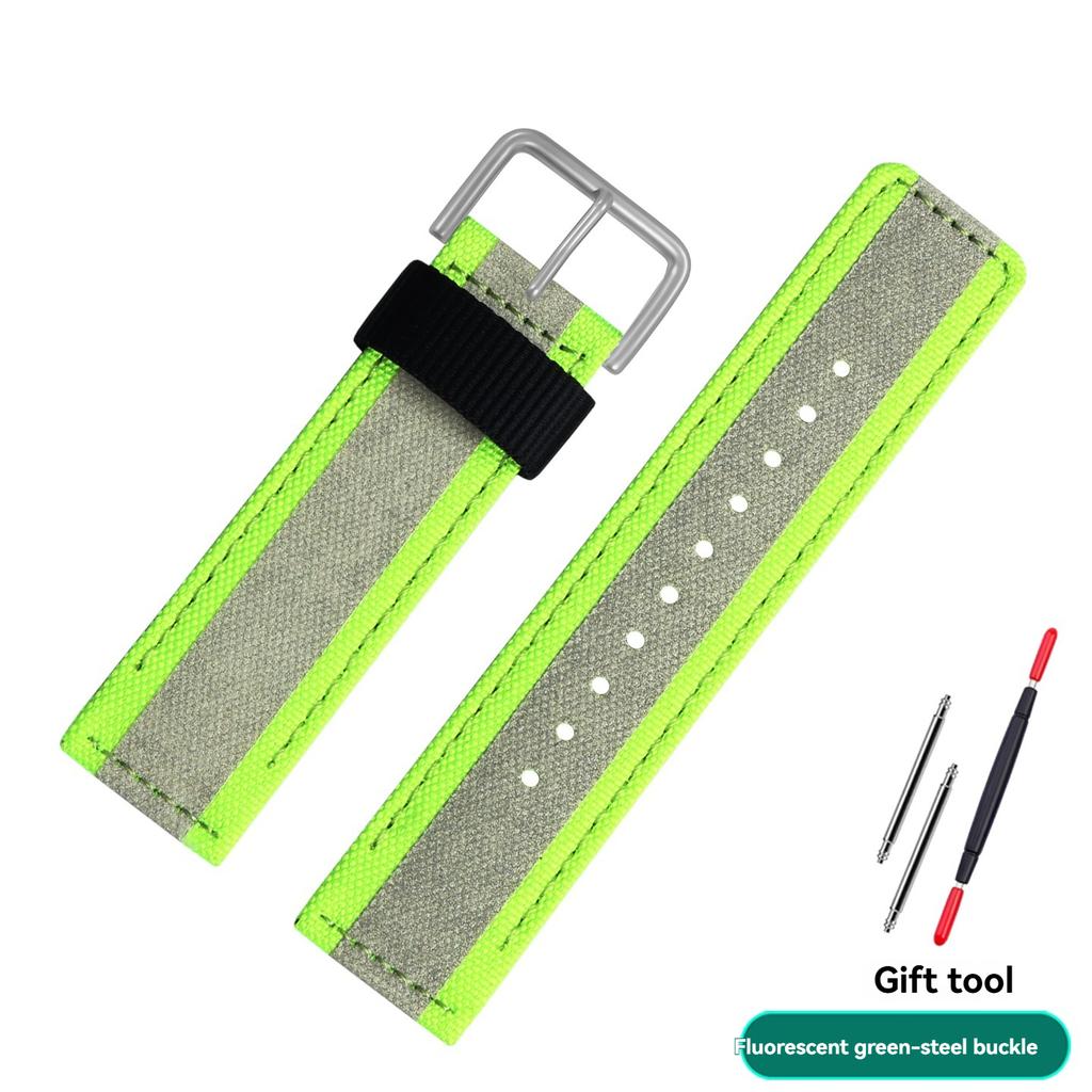 24mm Nylon Strap for Casio Outdoor Sports Watch 5637 GA-900 GA900 GA-900HC/TS/AS Waterproof Canvas Men's Bracelet Watchband
