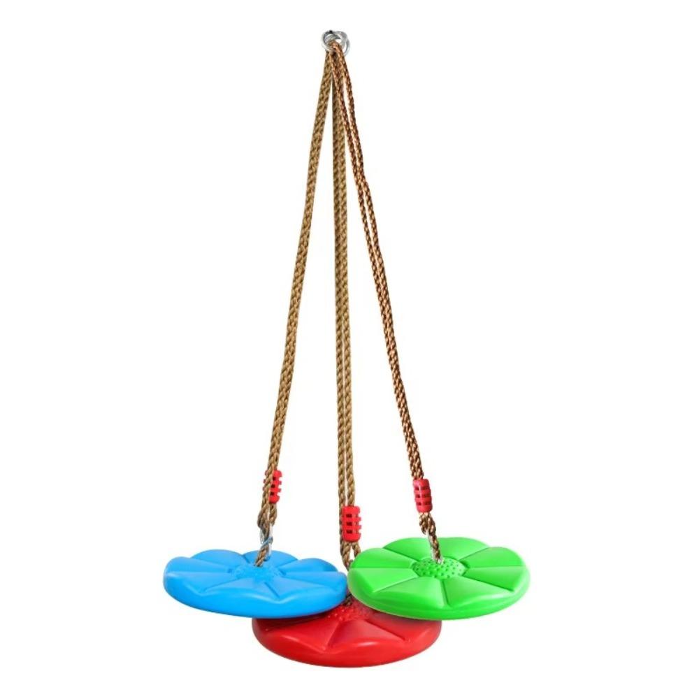 Height Adjustable Ropes Children's Disc Swing Indoor Outdoor Toys Toy Swings Kids Garden Swing