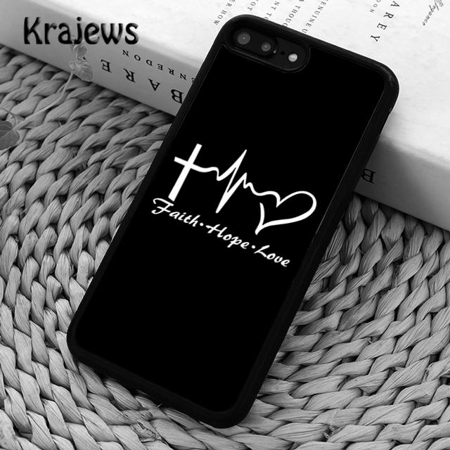 Krajews Faith Christian Religious Jesus Phone Case Cover For iPhone 17 Air 16 15 14 plus 11 12 13 pro max Fundas