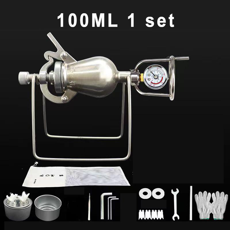 304 Stainless Steel automatic mini popcorn machine home small popcorn pots old fashioned hand cranked popcorn maker