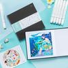 Ohuhu DoubleSided Marker Pad Art Sketchbook Bleedproof 8.3x8.3 Square Paper Size 90 lb 150 GSM Smooth Drawing Paper 60 Sheets 1