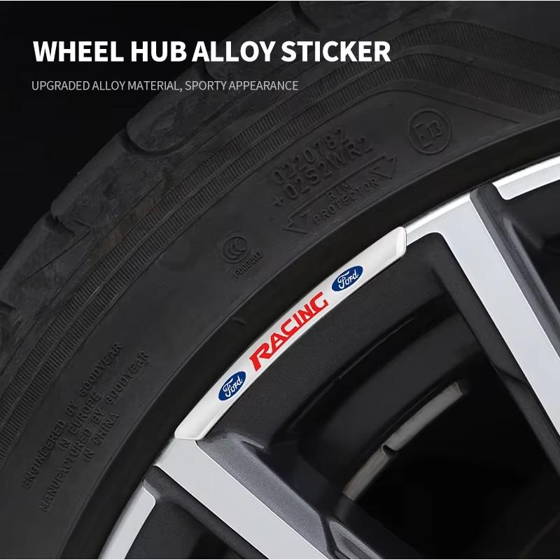 New Wheel Eyebrow Anti-collision Strips Decorative Sticker For Ford Ranger Focus Kuga Mustang S-MAX Transit Mondeo Fusion Fiest