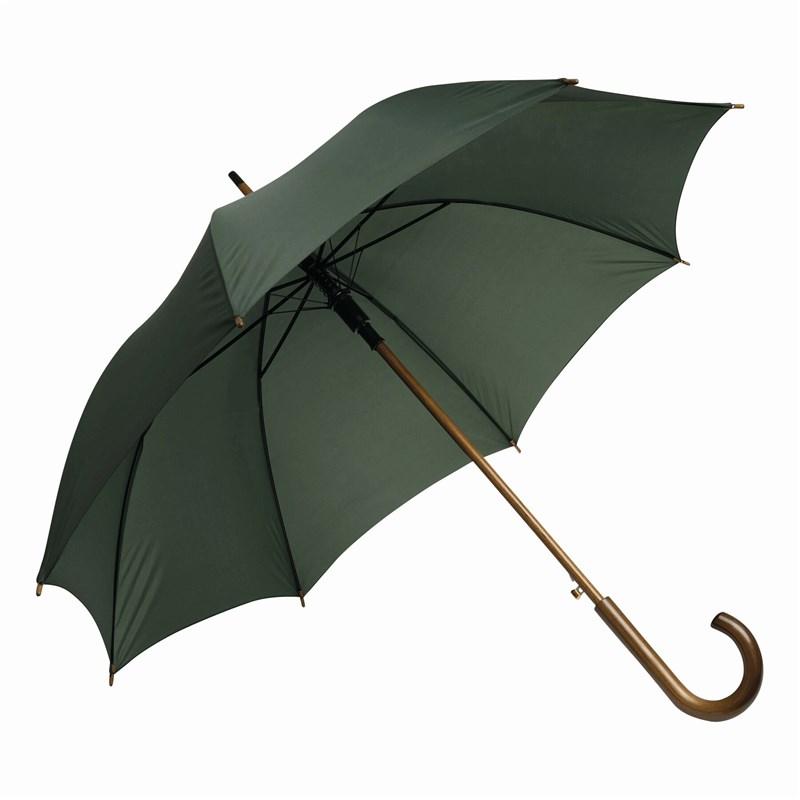 L-Merch Boogie Wooden Handle Automatic Stick Umbrella