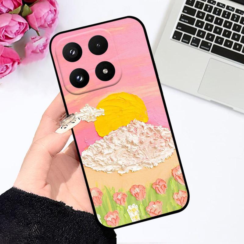 Case For Xiaomi 17 5G Phone Cover 25113PN0EC Fashion Cute Cartoon Painted Soft TPU Silicone Shell Bumper For Xiaomi Mi 17 Fundas
