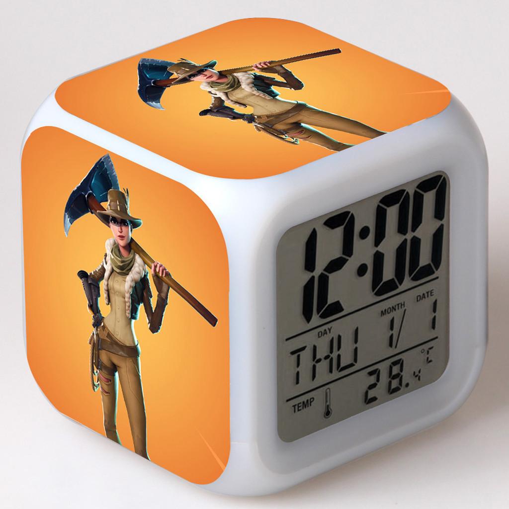 7color Multifunction Digital Alarm Clock Led Watch Alarm Clock