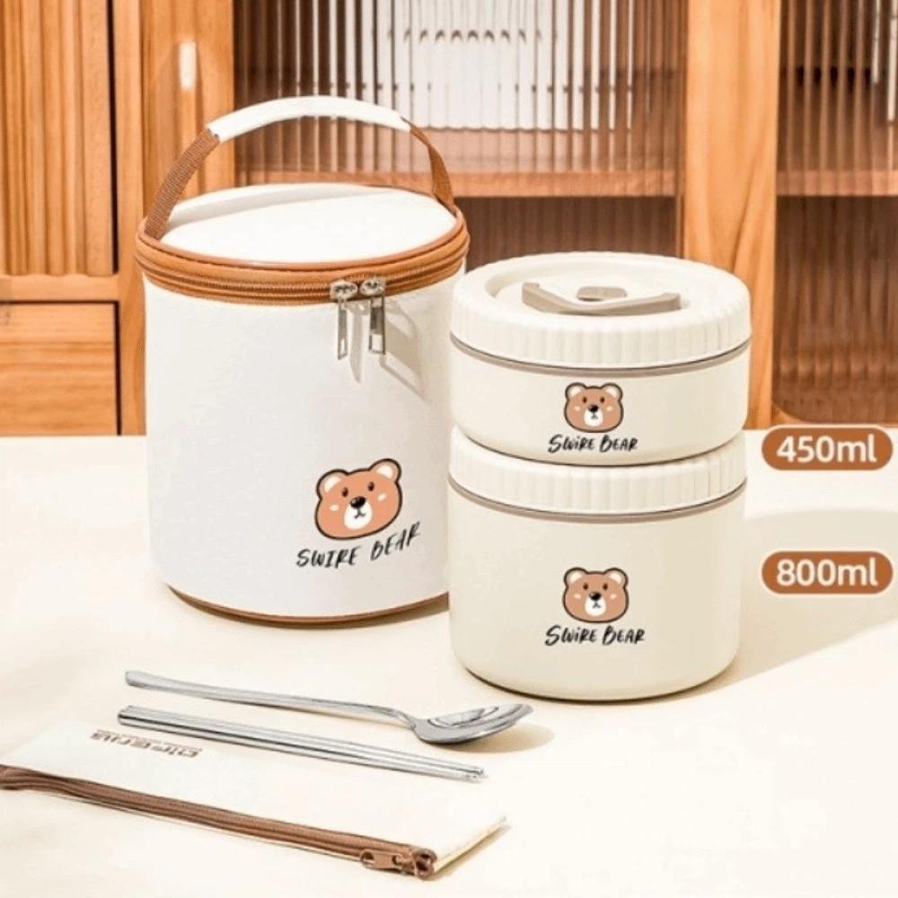 Large Capacity Insulated Lunch Box 304 Stainless Steel Sealed Lunch Box  Meal Prep