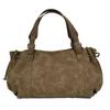 Dámská jednobarevná Boston taška: Jednoduchá kabelka do práce a na dojíždění, jedno rameno nebo crossbody tote z měkkého materiálu.
