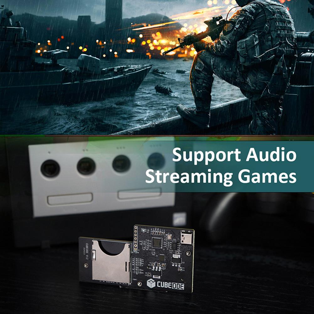 CUBEODE V1.2 Emulátor optické mechaniky Vylepšený Náhradní originální DVD mechanika Emulátor optické mechaniky pro NGC GameCube DOL-001&DOL-101