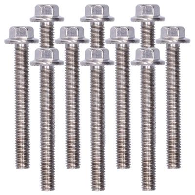 10 Pezzi Bulloni a Testa Esagonale Flangiata Acciaio Inossidabile 304 Viti Accessorio M5 1012162025303540mmM5x40