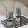 Luxus Stielloses Weinglas Becher Glaswaren Strass Rauchgrau Wiederverwendbar für Cocktails Rotwein Whiskey Glas Diamant Geschenke