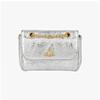 Vivienne Westwood Metallic Crinkle Small Pulse Chain Crossbody 5c01000bw L00a7 Q401