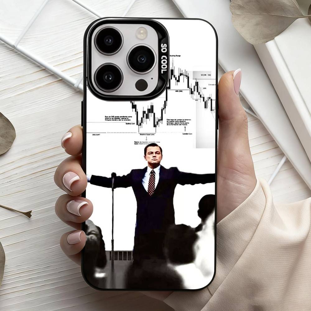 T-The Wolf of W-Wall S-Street TV Phone Case For iPhone17,16,15,14,13,12,11 Plus,Pro Max Black Candy Silver Phone Case