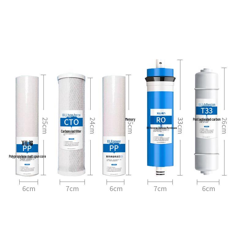 XILI WATER Commercial RO Water Purifier Filter Set