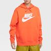 Nike Sportswear Club Fleece Graphic Print Pullover Hoodie Men Tops Electric-Orange BV2974-837
