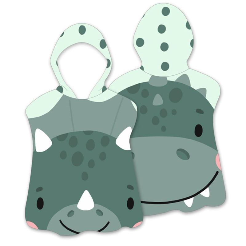 Baby Bath Cape Hooded Towel with Fun Cartoon Designs and Soft Fiber Perfect for Post Swim Warmth Beach Use Bath Cape