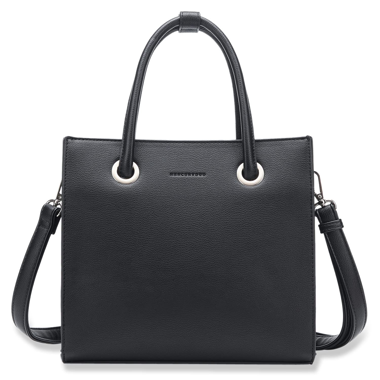 

Metal Eyelet Square Handbag Black F [Mercury Duo] Double-sided чорний