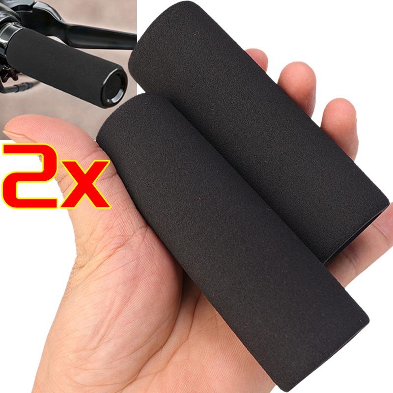 2 Stück Universelle Motorrad Lenkergriffe Rutschfest Weicher Schaumstoff Motorrad Radfahren Lenker Anti-Vibrations Griffabdeckung Zubehör