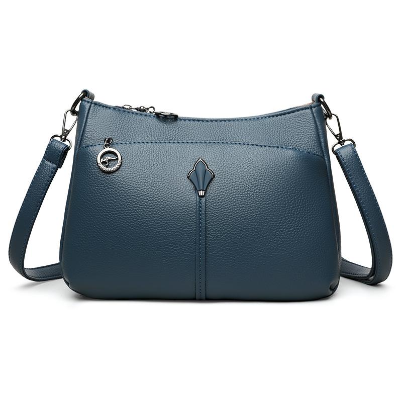 Single Shoulder Bag, Simple Crossbody Bag, Multi-compartment Commuter Mom Bag