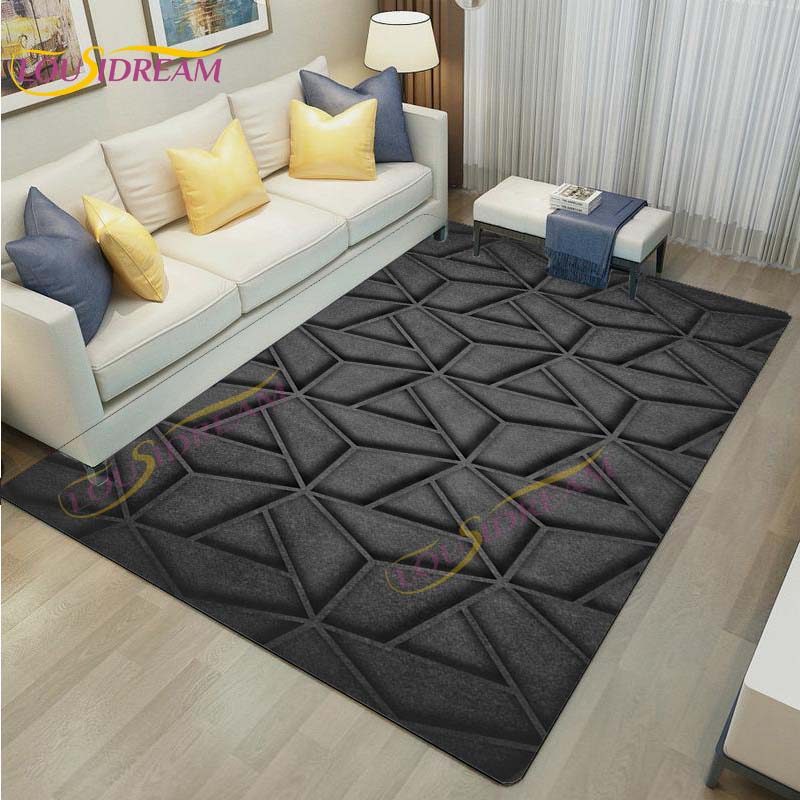 3D Vortex Illusion Rug Abstract Rug Modern Carpets for Living Room Area Rug Non Slip Floor Rug Teen's Rug Game Room Rug Play Mat
