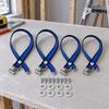 4 Pieces Drywall Stilts Replacement Strap Kit FastRelease Stilt with Screws