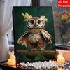 DIY Mr. Owl Pearl Diamond Art Kits Without Frame 30x40cm Gem Art Diamond Painting Kits for Adults/Beginners Gift Idea Home Wall Decor