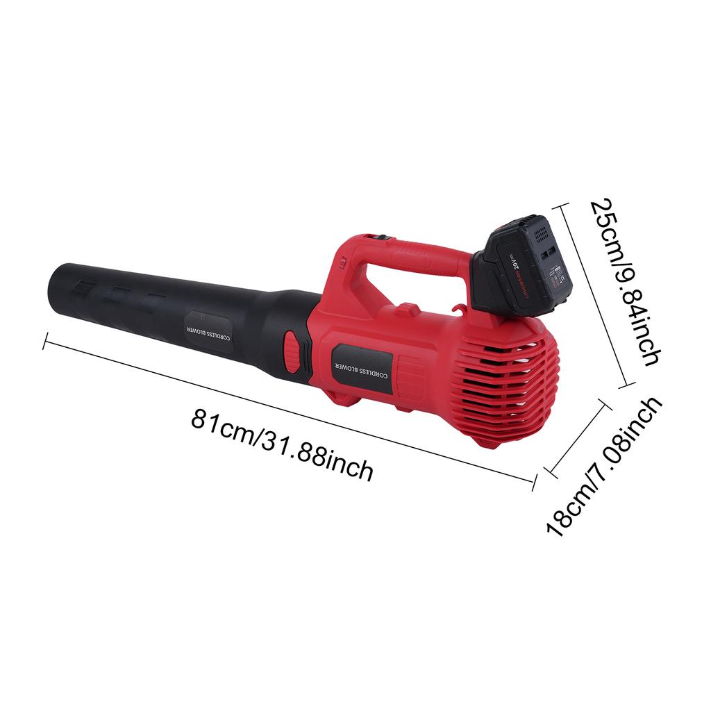 20V Leaf Blower, 73MPH Electric Cordless Leaf Blower, 4.0Ah Battery and Charger Included,