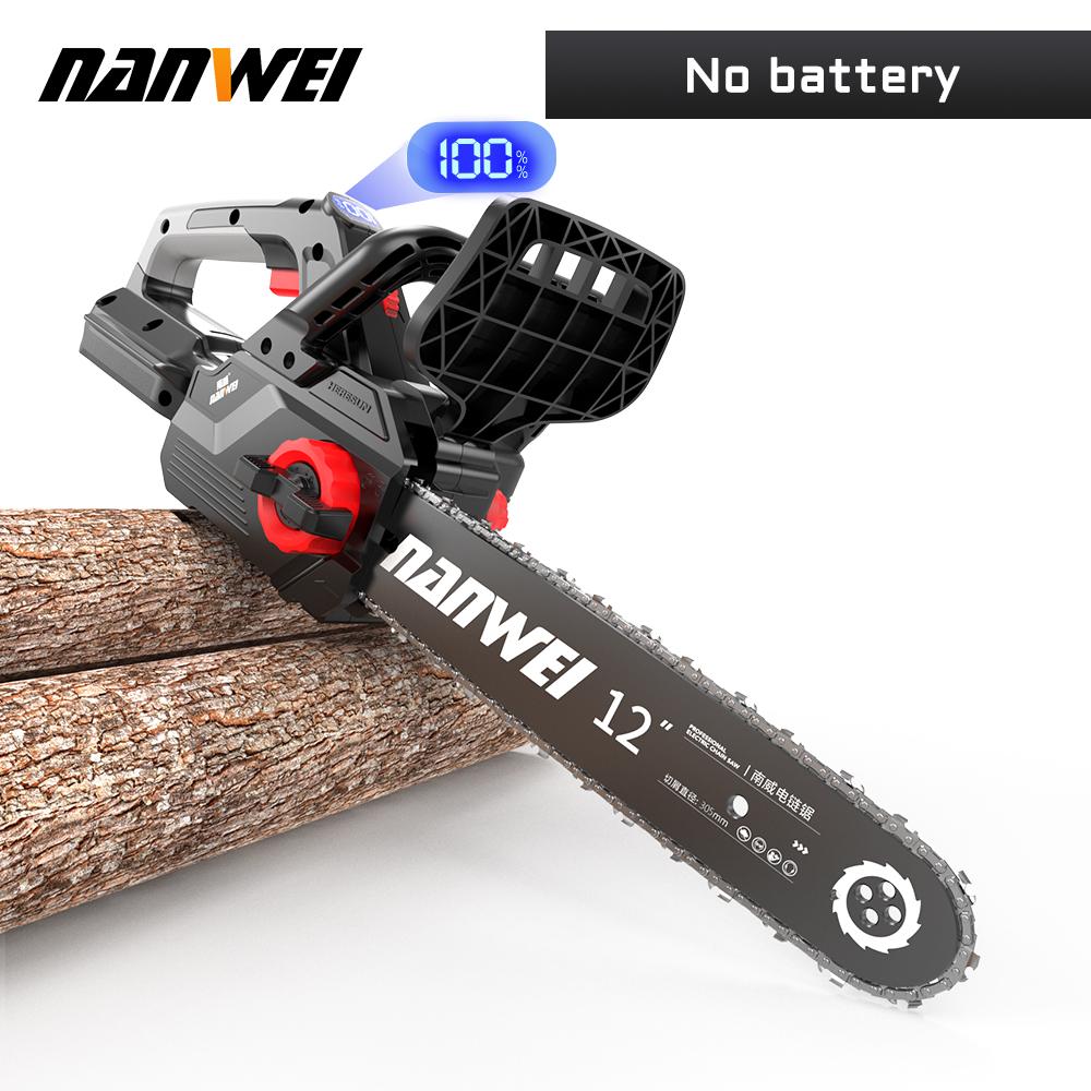

Электрическая цепная пила NANWEI 12 дюймов с бесщеточным двигателем 2000 Вт no battery and charger