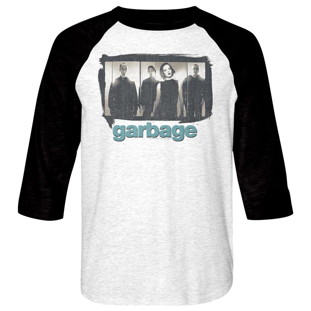 Garbage North American Tour 1996 Men s Raglan Shirt Rock Band Self-Titled Album M