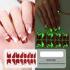 Christmas Nail Strips With Nail File Santa Claus Christmas Tree Sock Christmas Nail Strip Full Wraps For Women Holiday Art