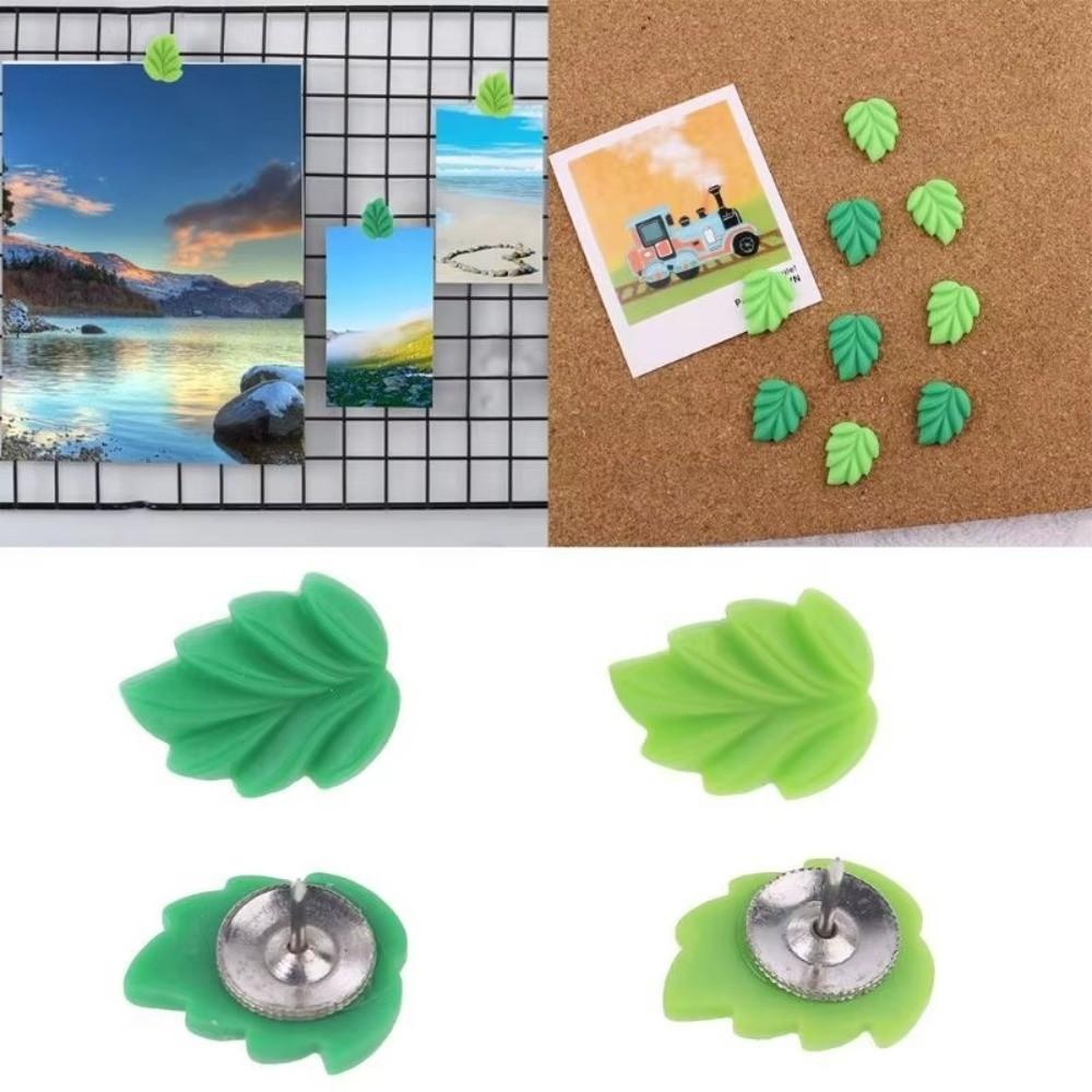 Botanical Plant Thumb Tacks Leaf Shaped Pushpins New Leaf Push Pins  Photo Wall