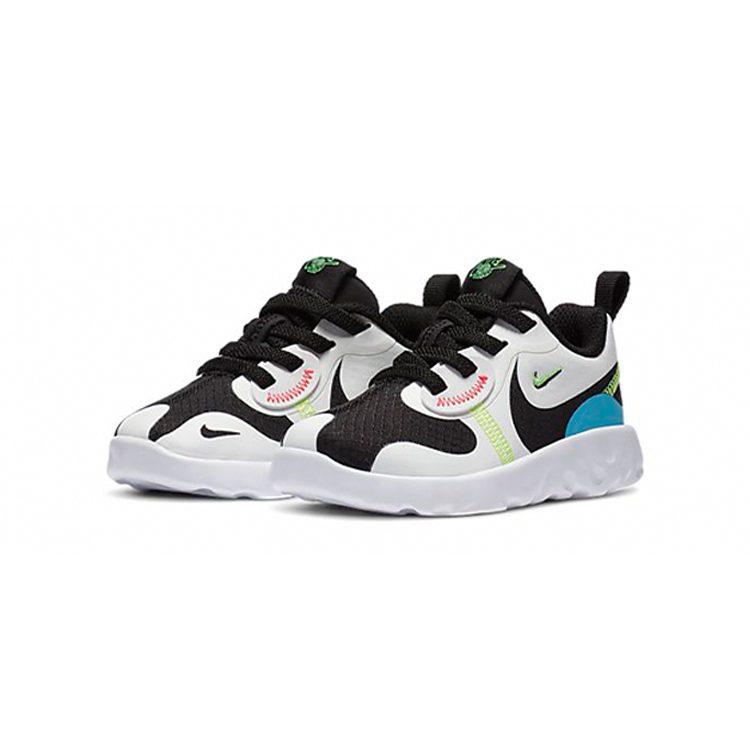 Nike Renew Lucent 2 Low top Toddler Shoes Black White Blue Infant And Toddler CN8553-101